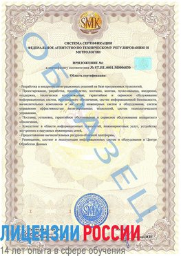 Образец сертификата соответствия (приложение) Лабинск Сертификат ISO 27001